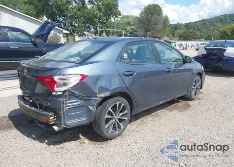 2017 Toyota Corolla Se из США, поврежденный, VIN 2T1BURHEXHC911097